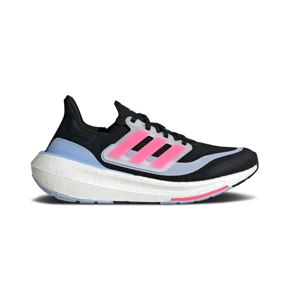 NEW Adidas Ultraboost Light running shoes‎ women's 7.5 Lucid Pink, Black. IE1764